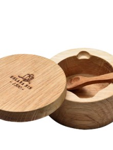 Wooden salt keeper